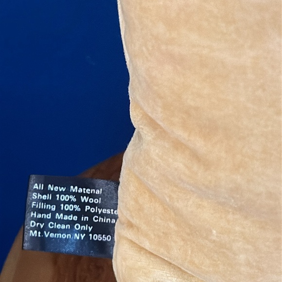 Two’s Company Set of  2 Needlepoint Palm Tree Design & Heraldic Crest Pillows - Picture 6 of 8